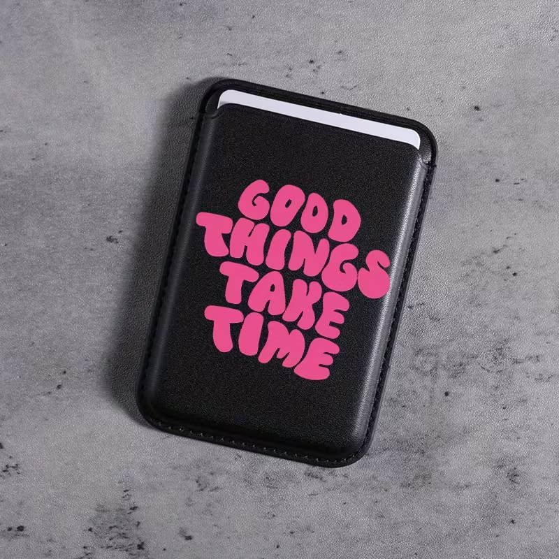 Black Phone Card Magnet