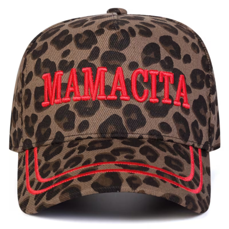 1 Women's MAMACITA Baseball Cap, Outdoor Adjustable Fashion Casual Hat, Suitable for Spring and Autumn Outings, Travel, Beach Parties
