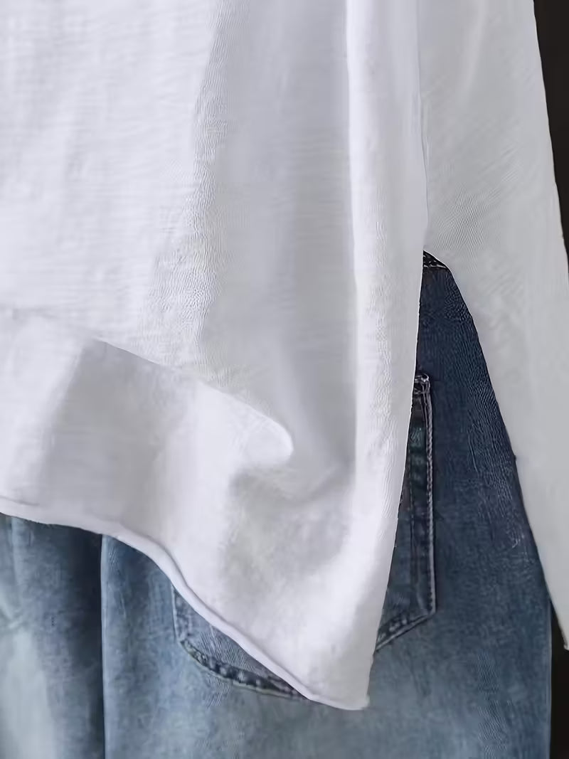 Hooded T-Shirt Women'S Summer New Loose Short-Sleeved Artistic Ripped Casual Top