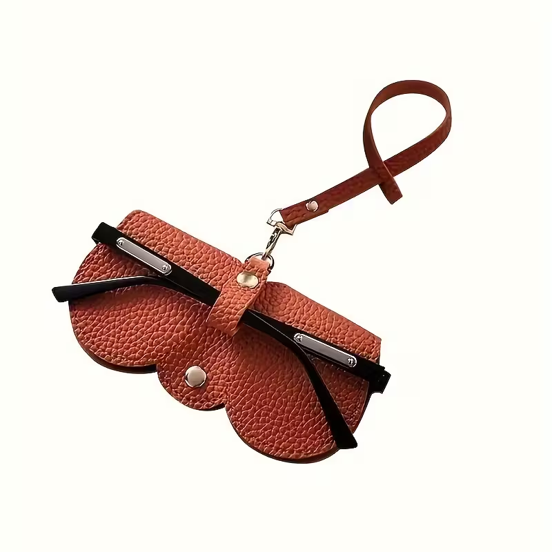Orange Portable Sunglasses Case