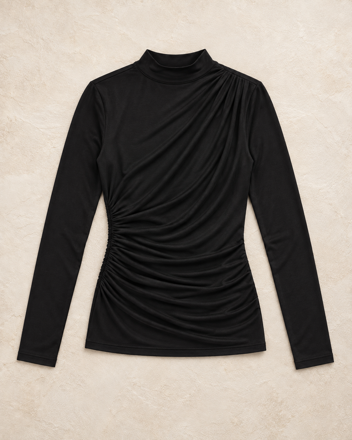 Classic black top for women