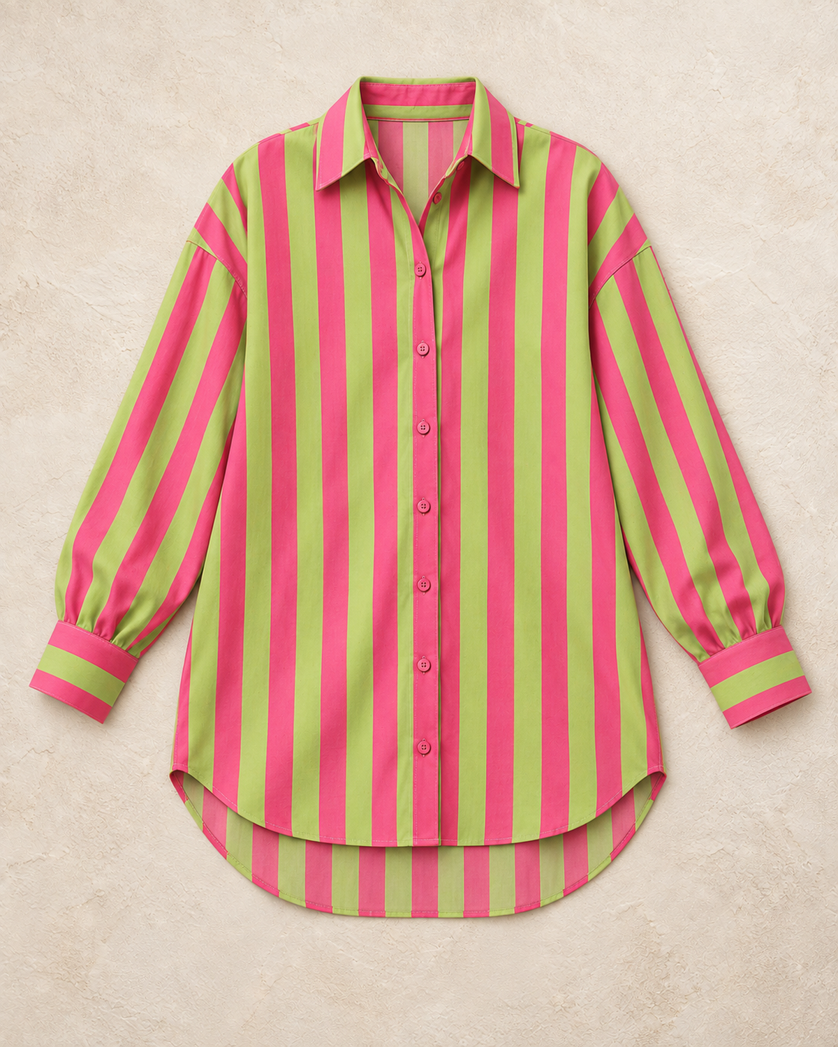 Striped Shirt Fuchsia Shirt