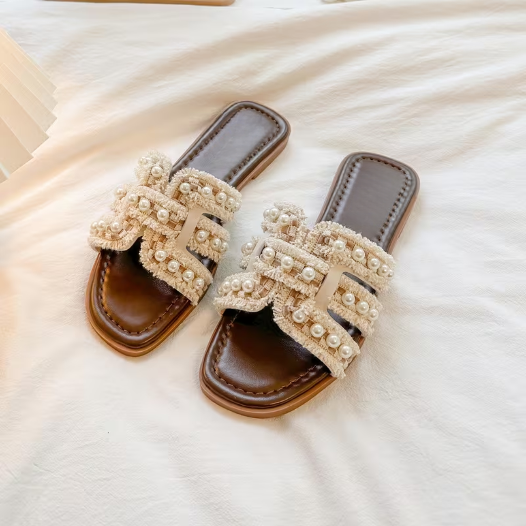 Stylish Beige Sandals