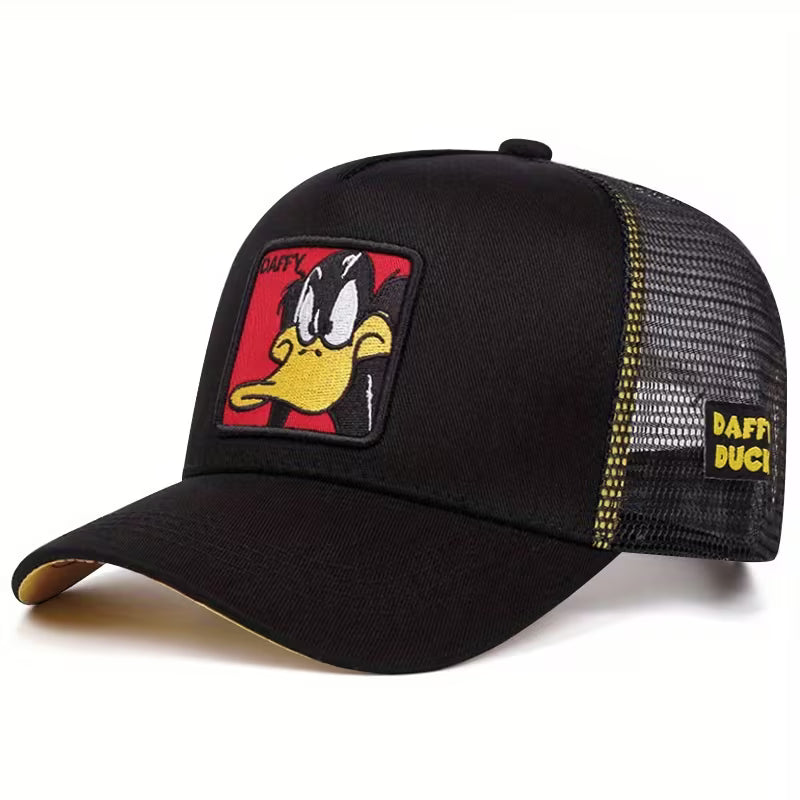 Embroidered Baseball Cap - Lightweight Breathable Mesh Back, Adjustable Snapback Closure Unisex Outdoor Sports & Casual