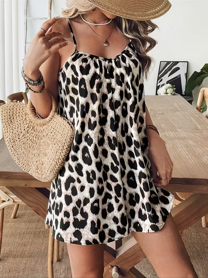 Leopard Print Jumpsuit