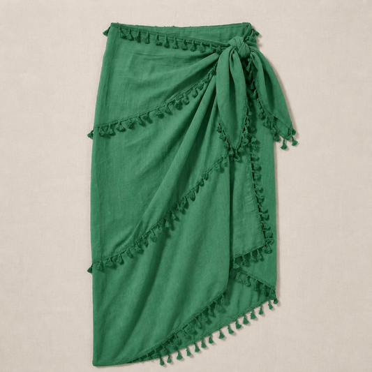 Boho Fringe 1pc Beach Towel Wrap Sarong