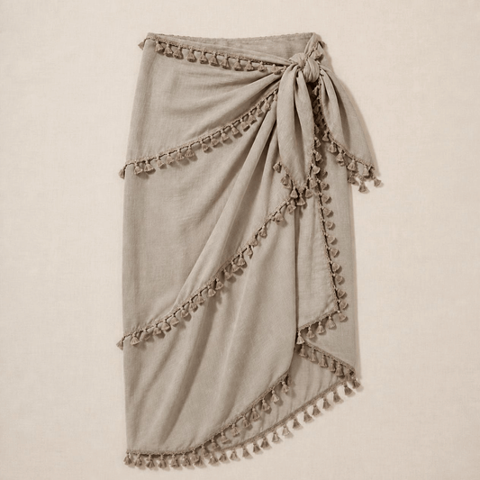 Boho Fringe 1pc Beach Towel Wrap Sarong