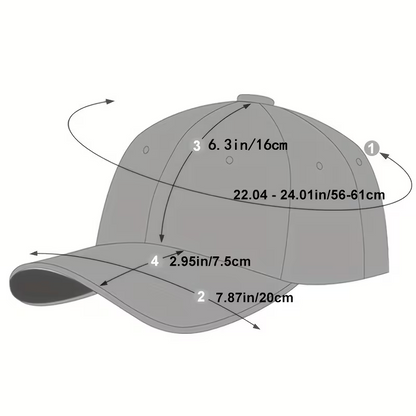 Women's PU Leather Baseball Cap, Outdoor Adjustable Casual Hat