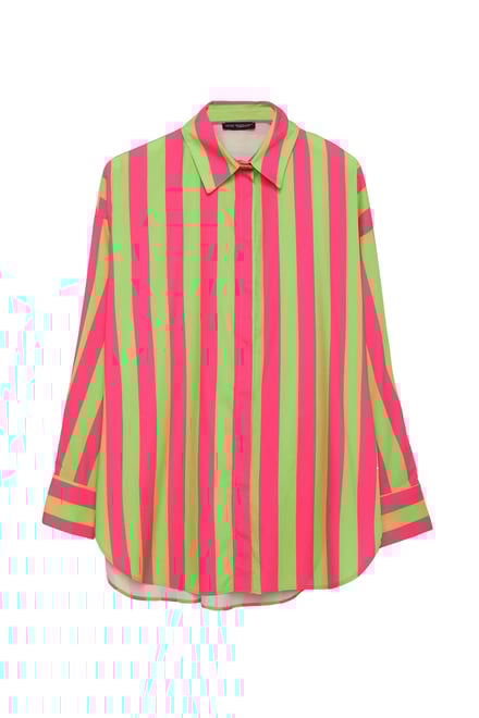 Striped Shirt Fuchsia Shirt