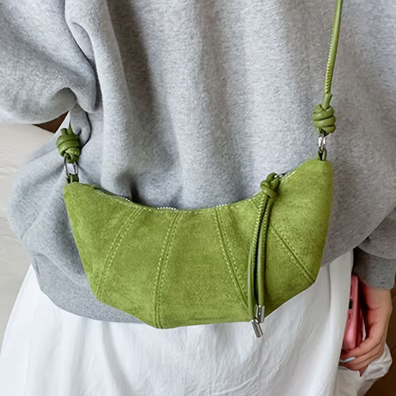 Matte Bag for Women, Fashionable and Versatile Shoulder, Underarm, Crossbody Bag, Commuter Dumpling Bag, Doudou Bag