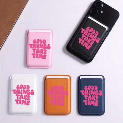 White Phone Card Magnet