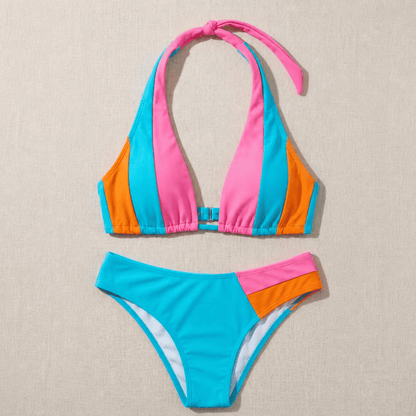 Bikini Swimsuit Women'S Two-Piece Set Triangle High-End Sense Swimwear