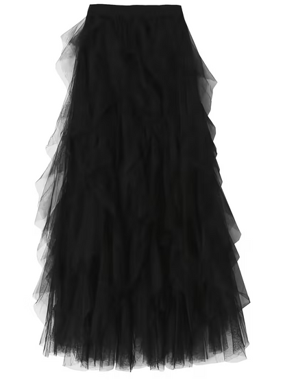 Classic Mesh Irregular Fairy Dress