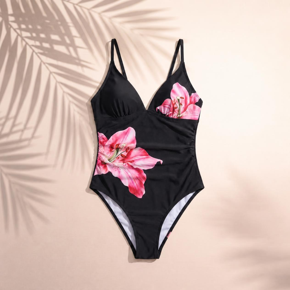 One-Piece Sexy Fashion Floral Print One-Piece Swimsuit