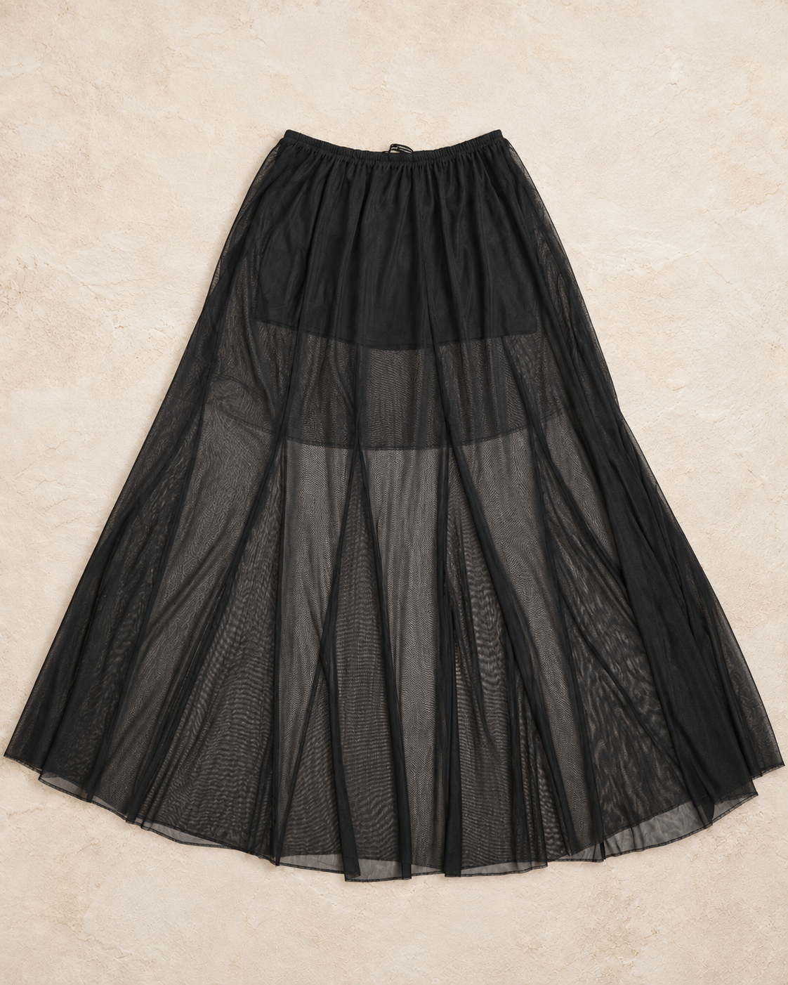 Chiffon See-through Maxi Skirt
