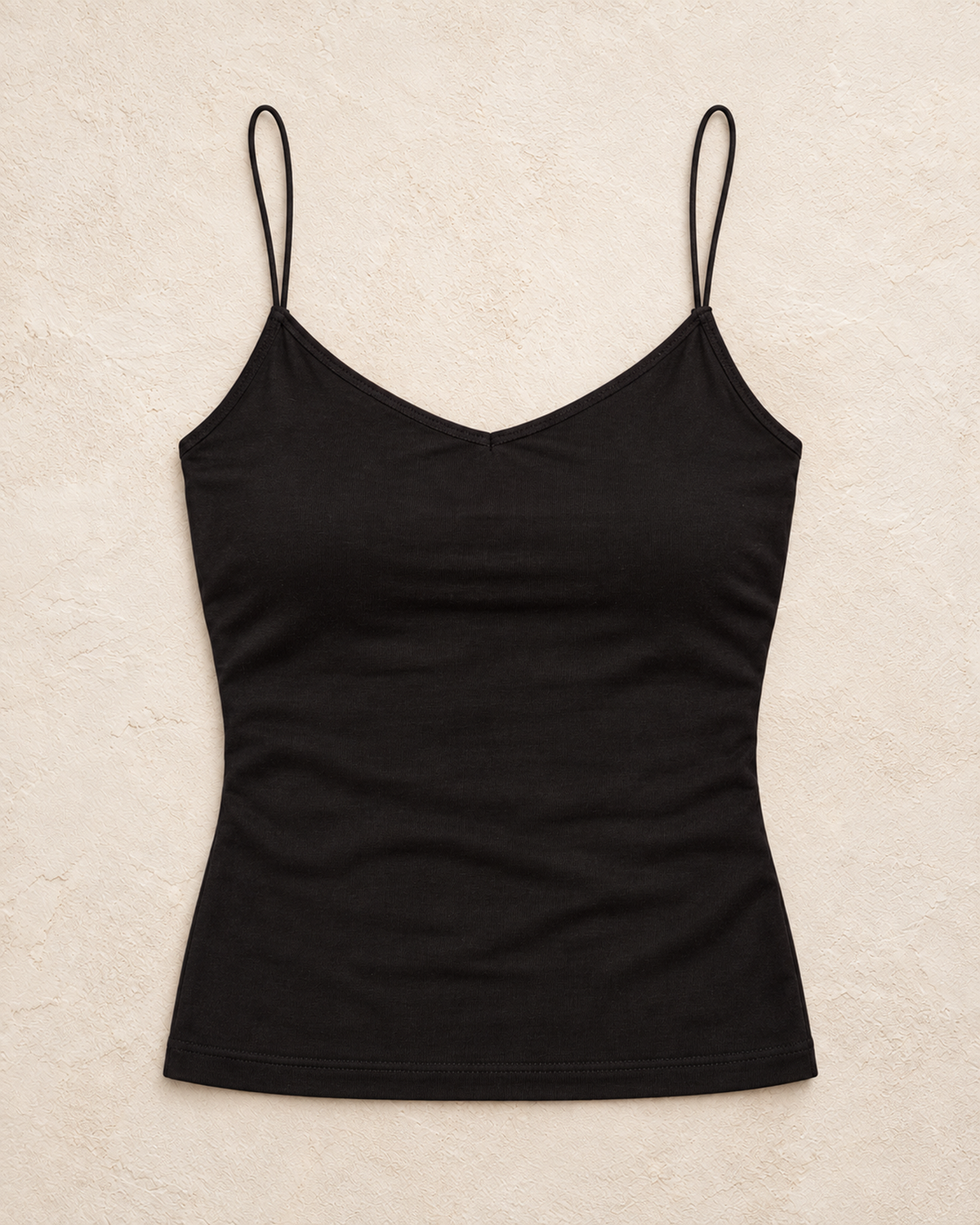 Strap Black Blouse