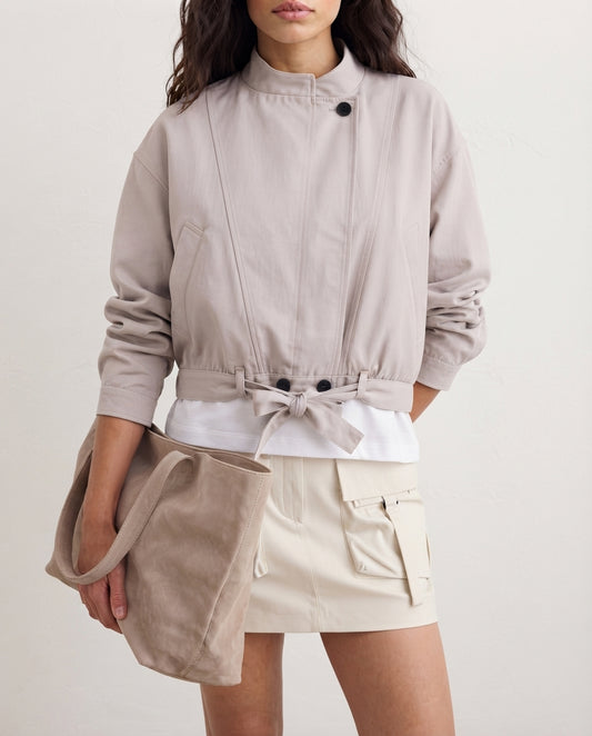Off-White Oversize Cotton Jacket/Coat