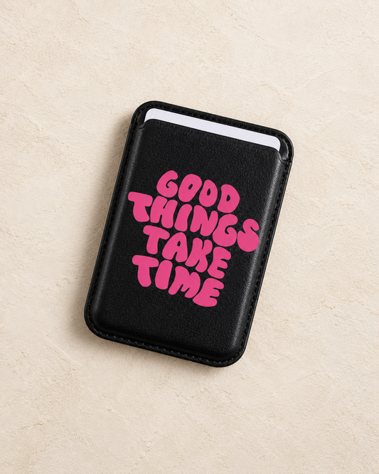 Black Phone Card Magnet