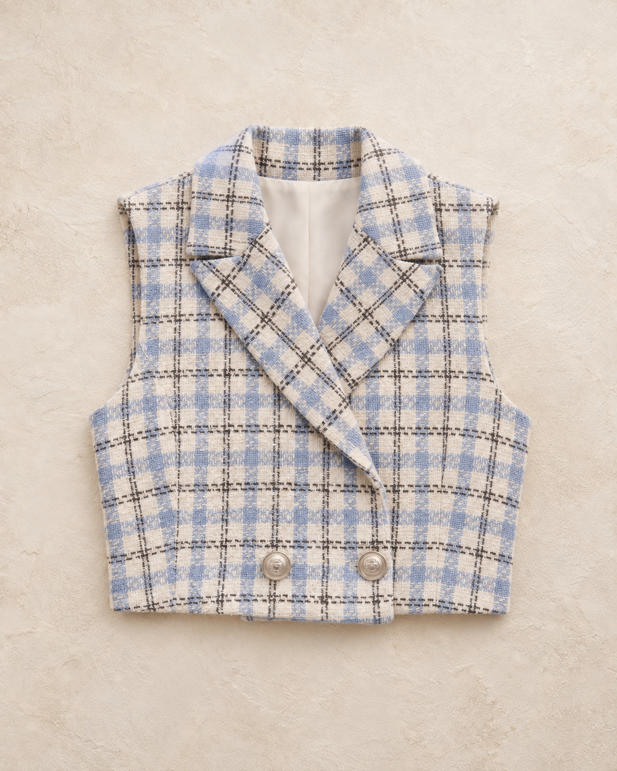 Multicolor Detailed Pattenred Vest