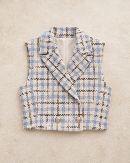Multicolor Detailed Pattenred Vest