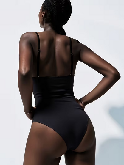 One-Piece European And American Sexy Fashion Floral Print One-Piece Swimsuit