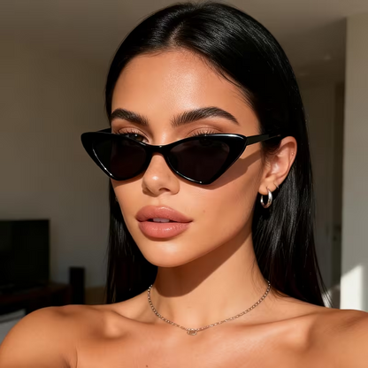 Black Retro Sunglasses