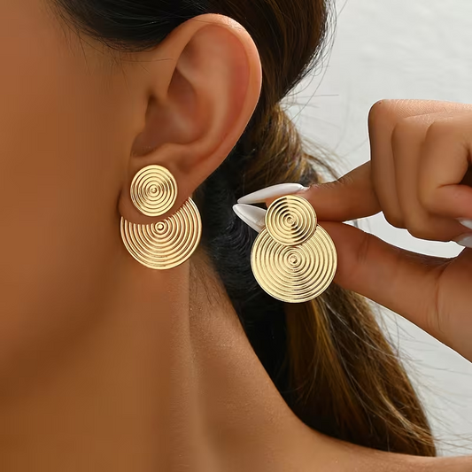 Golden Elegant Earings