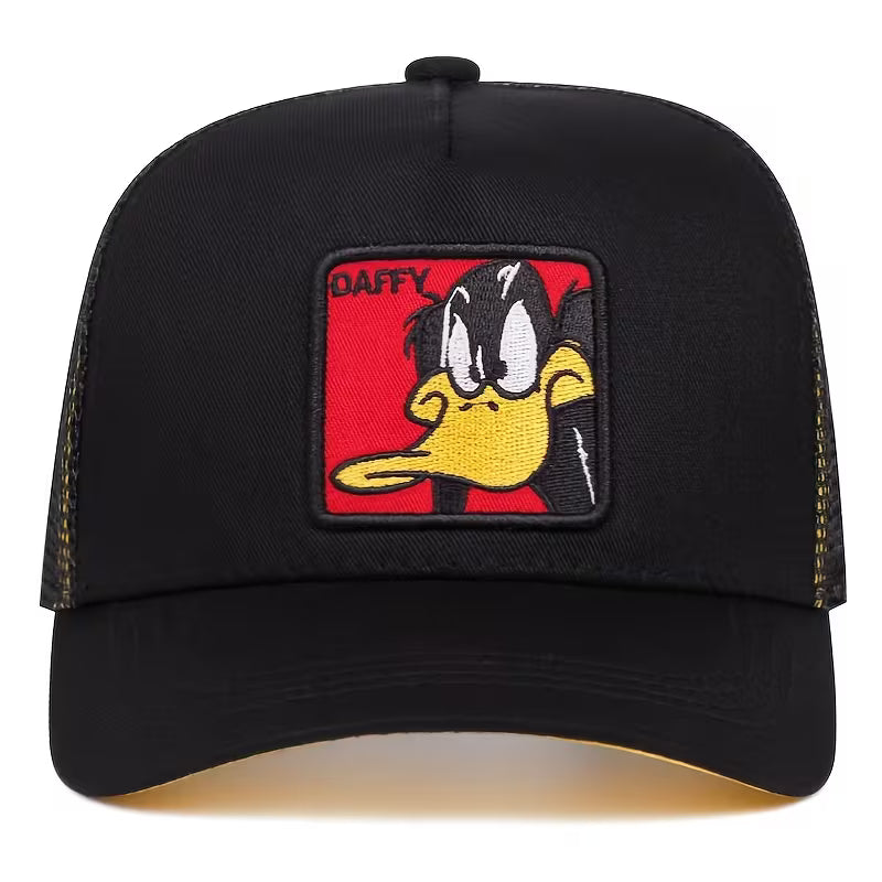 Embroidered Baseball Cap - Lightweight Breathable Mesh Back, Adjustable Snapback Closure Unisex Outdoor Sports & Casual