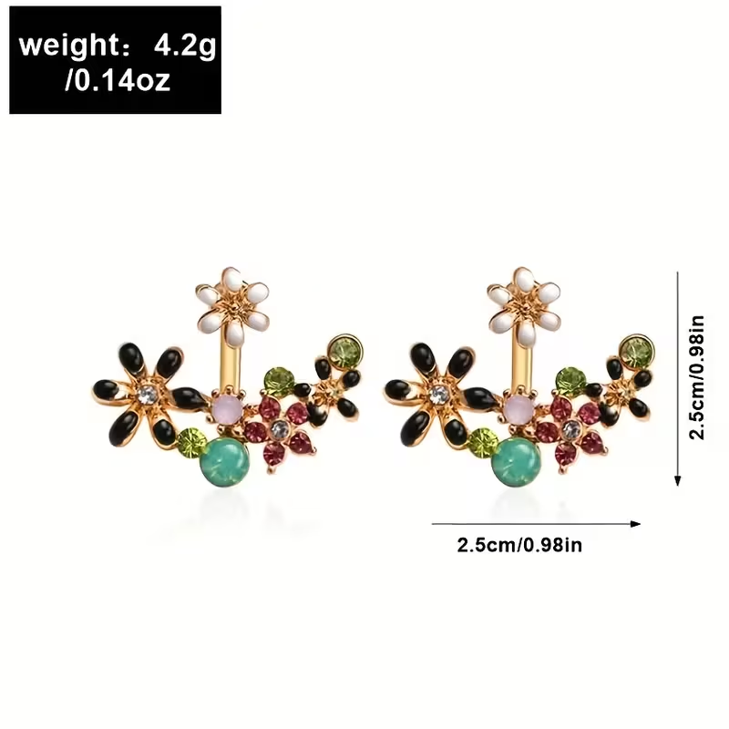 Vintage Coloured Earings