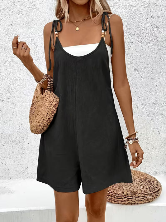 Stylish Sleeveless Jumpsuit for Women - Made from High-Quality Material - Perfect for Vacations Or Casual Outings