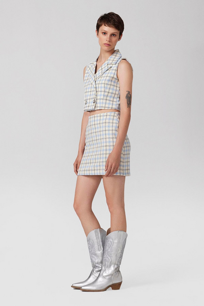 Multicolor Detailed Patterned Skirt