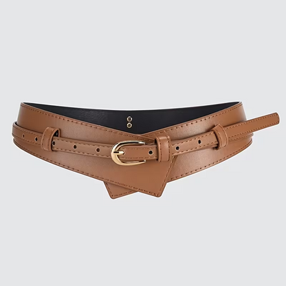 pack of 2 belt Women'S Versatile Faux Leather Belt -