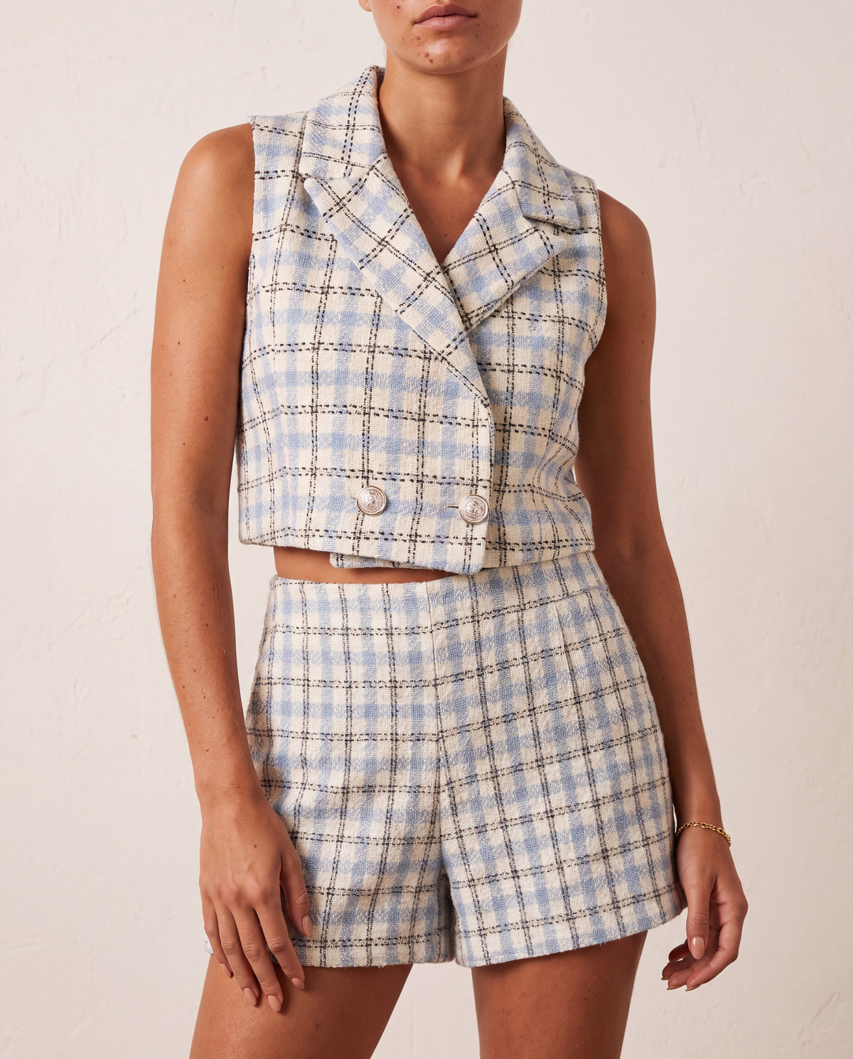 Multicolor Detailed Pattenred Vest