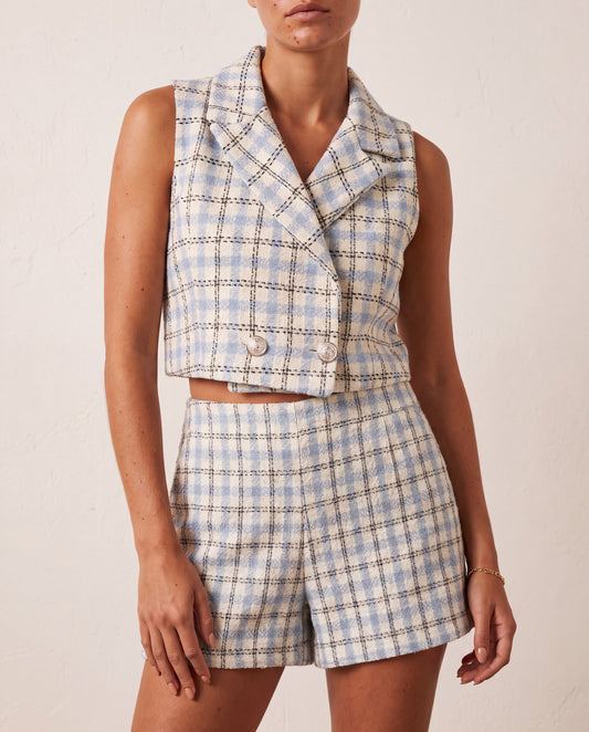 Multicolor Detailed Pattenred Vest