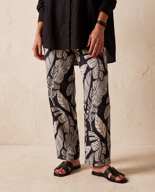 Chiffon Multicolored Wide Pants