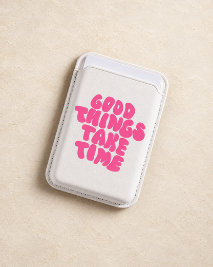 White Phone Card Magnet
